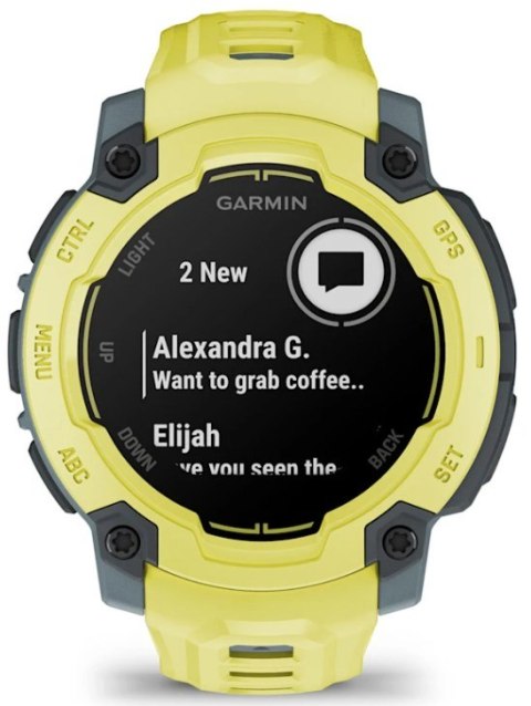 Garmin Zegarek sportowy Garmin Instinct E Electric Lime 45mm Limonkowy