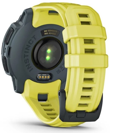 Garmin Zegarek sportowy Garmin Instinct E Electric Lime 45mm Limonkowy