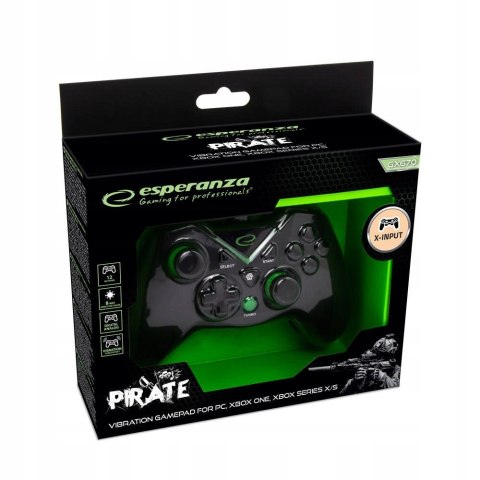 Esperanza ESPERANZA GAMEPAD PC/XBOX ONE/XBOX SERIES X/S USB PIRATE EGG114K