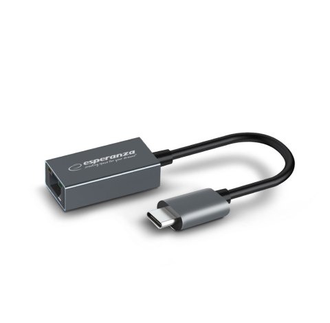 Esperanza ESPERANZA GIGABIT ETHERNET 1000 MBPS ADAPTER USB C-RJ45 ENA102