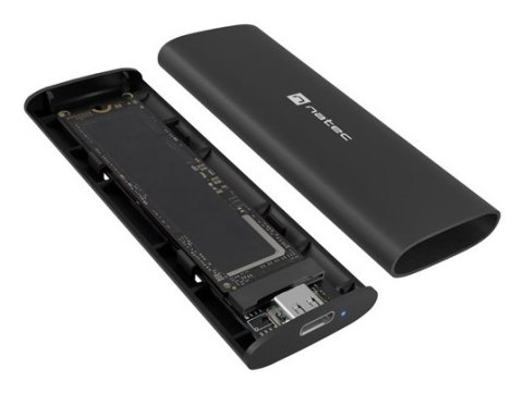 NATEC OBUDOWA SSD ZEWNĘTRZNA NATEC RHINO M.2 NVME LITE USB-C 3.1 GEN 2 ALUMINIUM