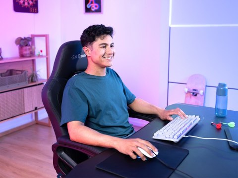 Trust Klawiatura gamingowa TRUST GXT833W THADO TKL US White