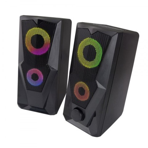 Esperanza ESPERANZA GŁOŚNIKI 2.0 USB LED RAINBOW BAILA EGS103