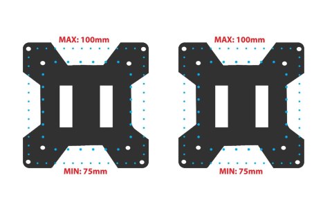 Esperanza ESPERANZA UCHWYT GAZOWY DO 2 MONITORÓW MACHE ERW020