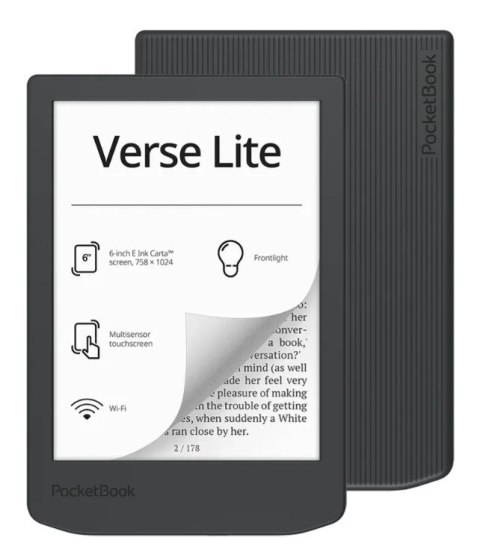 POCKETBOOK Ebook PocketBook Verse Lite 619 6" E-Ink Carta 8GB Wi-Fi Gray
