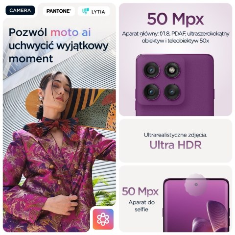 Motorola Motorola Edge 60 Pro 5G 12/512GB Sparkling Grape