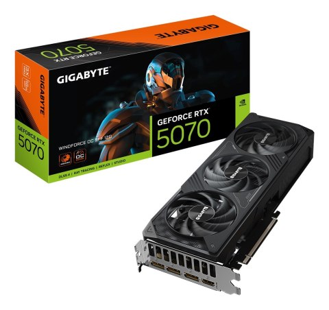 Gigabyte Karta graficzna Gigabyte GeForce RTX 5070 WINDFORCE OC 12GB