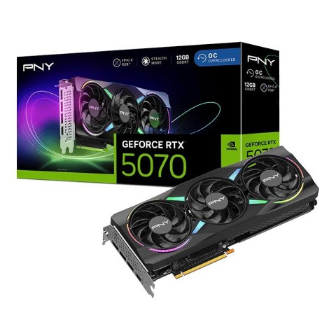 PNY Technologies Karta graf. PNY GeForce RTX 5070 12GB ARGB OC 3-FAN