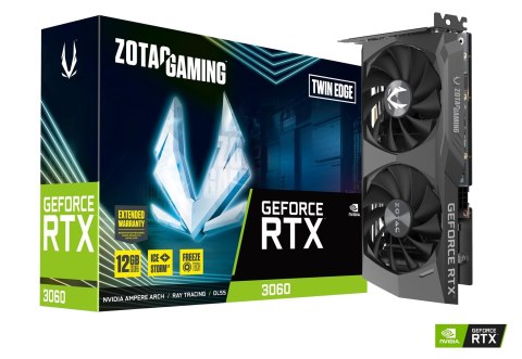 ZOTAC Karta graficzna ZOTAC GAMING GeForce RTX 3060 Twin Edge 12GB