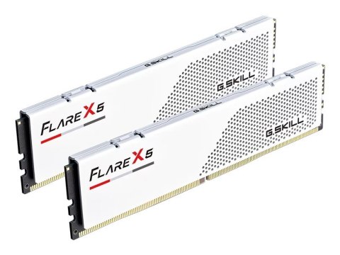 G.SKILL G.SKILL FLARE X5 AMD DDR5 2X32GB 6000MHZ CL36-36 EXPO WHITE F5-6000J3636F32GX2-FX5W