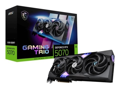 MSI Karta graf. MSI RTX 5070 12G GAMING TRIO OC