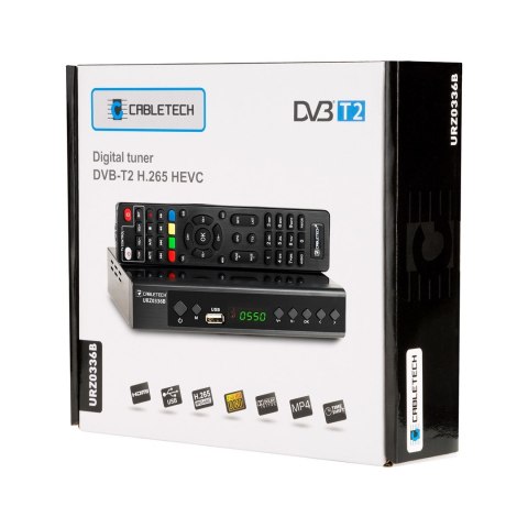 CABLETECH Tuner DVB-T2 H.265 HEVC Cabletech