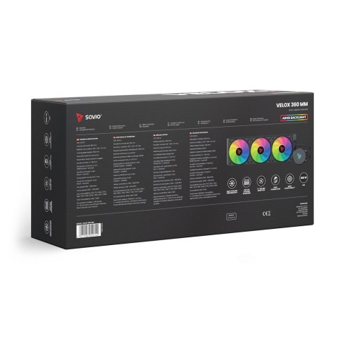 SAVIO SAVIO CHŁODZENIE WODNE CPU ARGB 360MM VELOX