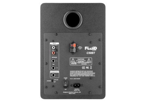 FLUID AUDIO Fluid Audio C50BT - Aktywny 5-calowy dwudrożny monitor referencyjny studyjny z Bluetooth (para)