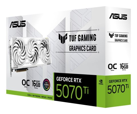ASUS Karta graf. ASUS TUF GAMING RTX 5070 Ti 16GB OC WH.