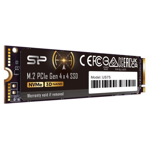 Silicon Power SSD Silicon Power US75 1TB M.2 Gen4 NVMe 7000/6000 MB/s (SP01KGBP44US7505)