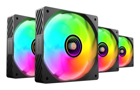 TACENS TACENS MARS MF-SI4KIT FANS 120 ARGB x4 BK- wentylatory+hub+pilot (TACMARS-MFSI4KIT)