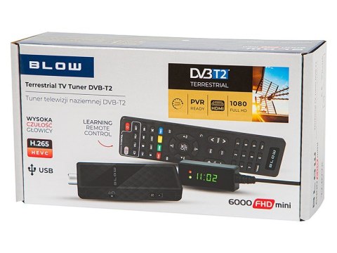 BLOW BLOW TUNER DVB-T2 6000FHD MINI H.265