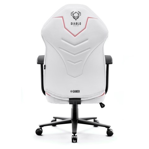 DIABLO CHAIRS Fotel gamingowy DIABLO X-GAMER różowo-biały
