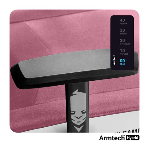 DIABLO CHAIRS Fotel gamingowy DIABLO X-GAMER różowo-biały