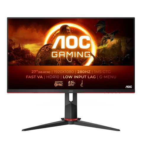 AOC MONITOR AOC LED 27" 27G2ZN3/BK 280Hz