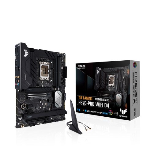 ASUS Płyta główna ASUS TUF GAMING H670-PRO WIFI D4 H670 (WYPRZEDAŻ)