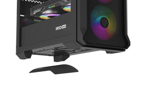 GENESIS Obudowa NATEC Genesis Irid 503 ARGB NPC-1559 (Micro ATX. Mini ITX; kolor czarny)