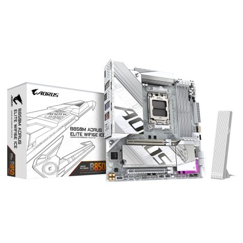 Gigabyte Płyta główna Gigabyte B850M A ELT WF6E ICE