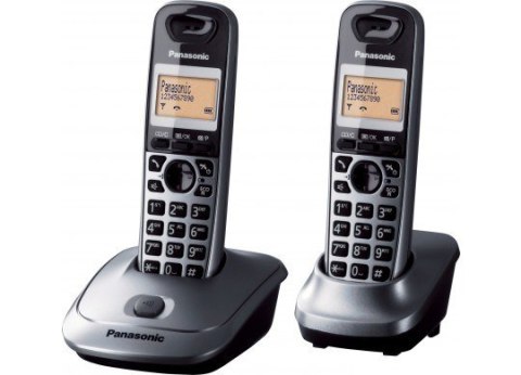 Panasonic Telefon bezprzewodowy Panasonic KX-TG 2512 Czarny