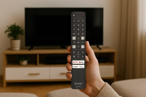 SAVIO SAVIO PILOT UNIWERSALNY DO TV /ZAMIENNIK DO TV TCL - SMART TV RC-15
