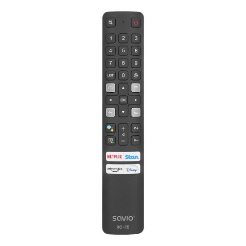 SAVIO SAVIO PILOT UNIWERSALNY DO TV /ZAMIENNIK DO TV TCL - SMART TV RC-15