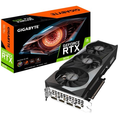 Gigabyte Karta graficzna Gigabyte GeF RTX 3070 GAMING OC 8G 2.0 (WYPRZEDAŻ)