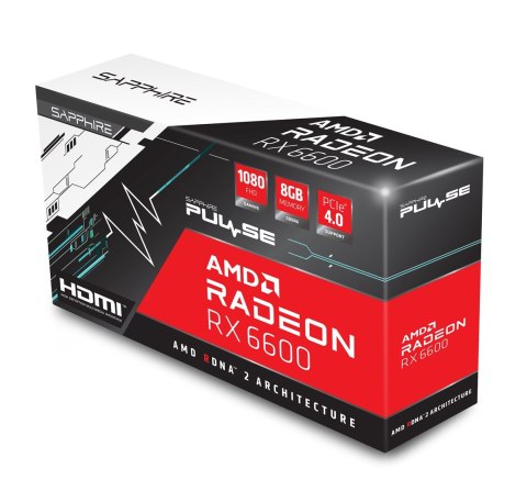 Sapphire Karta graf. SAPPHIRE PULSE RADEON RX 6600 GAM 8GB (WYPRZEDAŻ)
