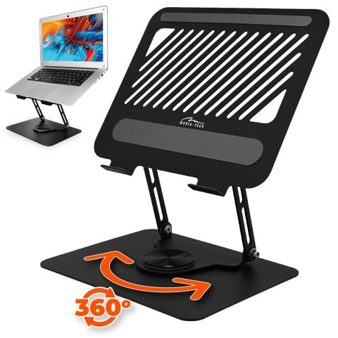 Media tech MEDIA-TECH REGULOWANA, OBRACANA, ERGONOMICZNA PODSTAWKA POD LAPTOPA LAPTOP STAND ROTO MT2662