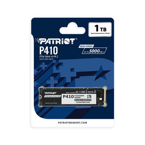 Patriot Memory Patriot Viper P410 M.2 PCI-Ex4 NVMe 1.4 1TB 5GB/s