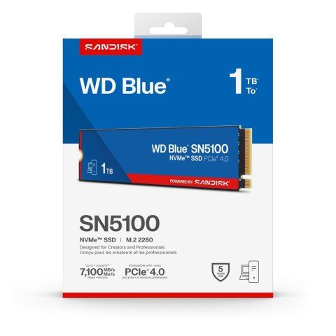 WD WD Blue SN5100 1TB PCIe M2 WDS100T5B0E