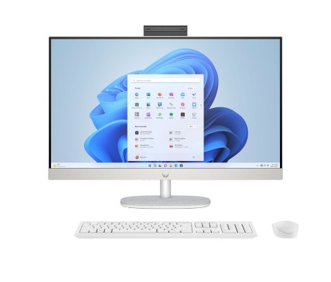 Hewlett-Packard HP 27-cr0222nw AIO Ryzen 7 7730U 27.0"FHD IPS AG 300nits 16GB DDR4 SSD512 Radeon 680M LAN Win11 2Y Shell White