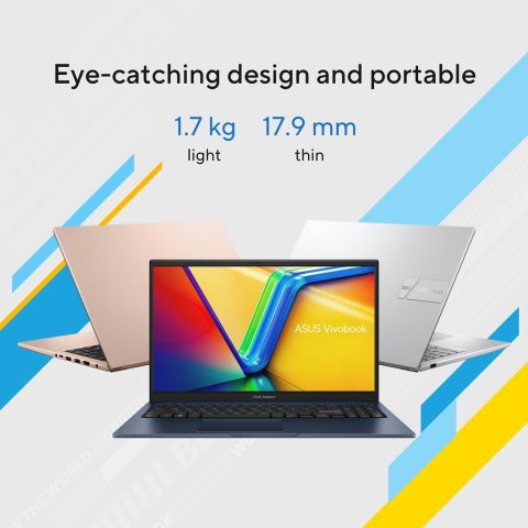 ASUS ASUS Vivobook 15 X1504VA-BQ2947 Core 5 120U 15.6"FHD IPS-level Panel 60Hz 250nits AG 16GB DDR4 SSD512 Intel Graphics WLAN+BT Cam
