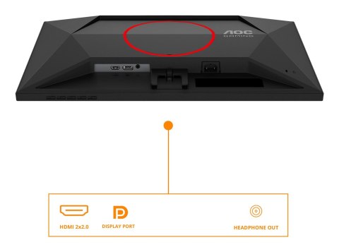 AOC MONITOR AOC LED 23,8" 24G4HRE 200Hz