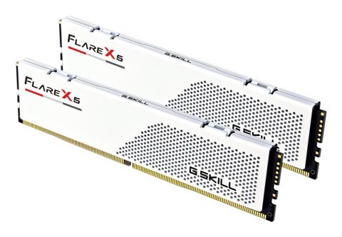 G.SKILL G.SKILL FLARE X5 AMD DDR5 2X32GB 6000MHZ CL30 EXPO WHITE F5-6000J3040G32GX2-FX5W