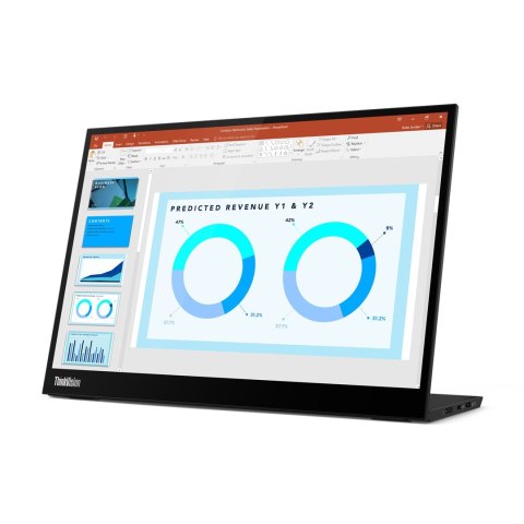 Lenovo Lenovo ThinkVision M14d 14" QHD IPS 60Hz 300nits AG 2xUSB-C Raven Black (WYPRZEDAŻ)