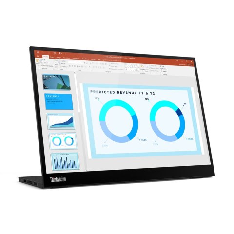 Lenovo Lenovo ThinkVision M14d 14" QHD IPS 60Hz 300nits AG 2xUSB-C Raven Black (WYPRZEDAŻ)
