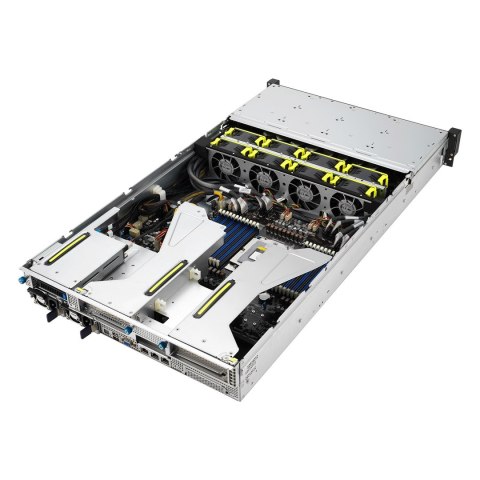 ASUS Platforma Asus Rack (2U) RS520A-E12-RS24U AMD Epyc 9004 (24x NVMe, 2xM.2, 2x10Gbe, IPMI, 1+1 1600W)
