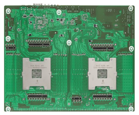 Asrock Płyta główna ASRock GENOA2D24G-2L+ 2x SP5 AMD Epyc 9004 SoC (24xDIMM, NVMe, 2xM.2, 2xGbE, IPMI)