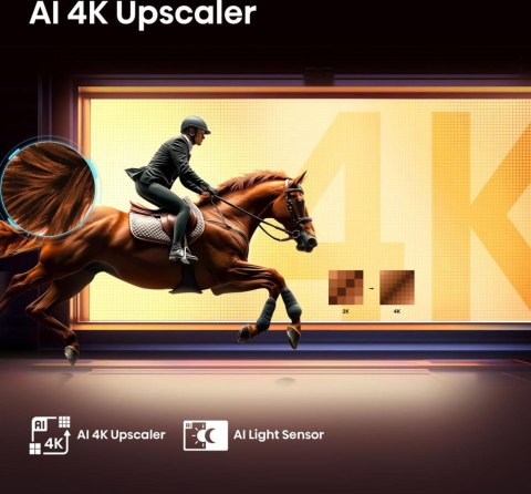 HISENSE Telewizor Hisense 43A6Q LED 43'' 4K Ultra HD VIDAA Dolby Vision DVB-T2 Czarny