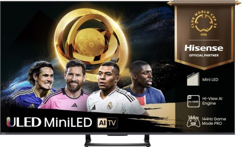 HISENSE Telewizor Hisense 55U7Q ULED 55'' 4K Ultra HD 144Hz VIDAA Dolby Vision Czarny