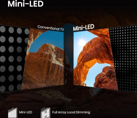 HISENSE Telewizor Hisense 55U7Q ULED 55'' 4K Ultra HD 144Hz VIDAA Dolby Vision Czarny