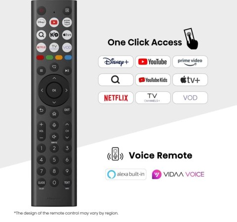 HISENSE Telewizor Hisense 55U7Q ULED 55'' 4K Ultra HD 144Hz VIDAA Dolby Vision Czarny