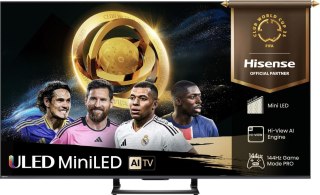 HISENSE Telewizor Hisense 65U7Q ULED 65'' 4K Ultra HD VIDAA Dolby Atmos DVB-T2 Czarny
