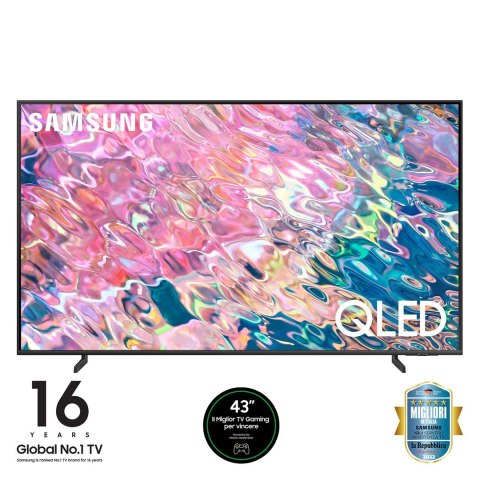 Samsung Telewizor 43" QLED Samsung QE43Q60B (4K HDR 3100 PQI DVB-T2 HEVC Smart) (WYPRZEDAŻ)